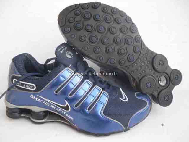 Nouvelle Arrial Hommes Nike Shox Nz 3013 Marine Fonce Cher